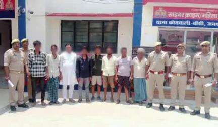 बांसी: बांसी कोतवाली पुलिस ने अलग-अलग स्थानों से मारपीट के 8 वारंटियों को किया गिरफ्तार, भेजा न्यायालय