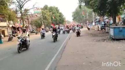 बिक्रमगंज: बिक्रमगंज शहर के काली स्थान तेंदुनी से ऑपरेशन सिंदूर की सफलता और सैनिक शौर्य के सम्मान में निकाली गई तिरंगा यात्रा