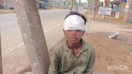 भवनाथपुर: भवनाथपुर में बारातियों से भरी पिकअप वैन पेड़ से टकराई, 8 लोग घायल