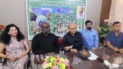 बीकानेर: पर्यावरण संरक्षण में उभरती चुनौतियों को लेकर तीन दिवसीय अंतरराष्ट्रीय संगोष्ठी कल से, राजूवास में की गई प्रेसवार्ता