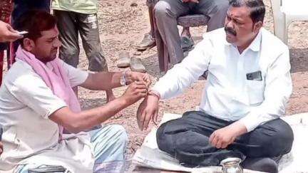 विजयराघवगढ़: राजारवाड़ा नंबर एक में ₹75 लाख से बनेगा उप स्वास्थ्य केंद्र, सरपंच ने किया भूमि पूजन