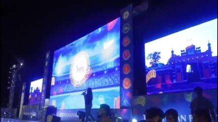 কৃষ্ণনগর ১: IPL ফ্যান পার্কের পক্ষ থেকে কৃষ্ণনগর ডি এল রায় জেলা স্টেডিয়ামে live streaming