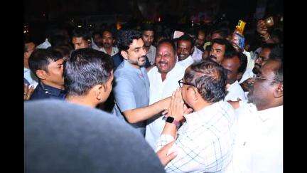 శాంతిపురం చేరుకున్ననారా లోకేష్