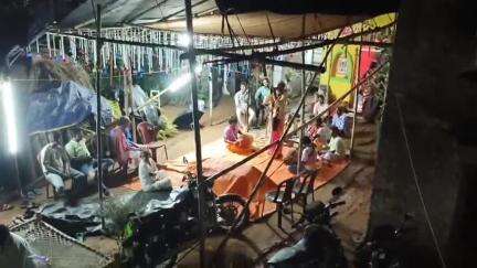 জামবনি: হাতিয়াশুলিতে আয়োজিত হল জঙ্গলমহল এলাকার লৌকিক পালাগান শীতলা মঙ্গল পালা
