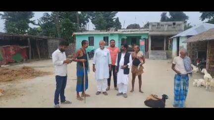 कुमारखंड: क्षेत्रीय विधायक चंद्रहास चौपल ने कुमारखंड पंचायत के विभिन्न वार्डों का किया दौरा