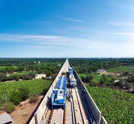Powering ahead with seamless coordination, track construction on the #MAHSR corridor is underway in Vadodara, Gujarat.
#railminindia