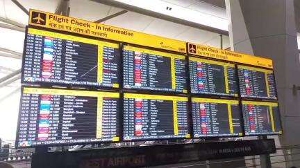 Heavy rainfall in Delhi disrupts flight operations, leading to diversion of several domestic flights