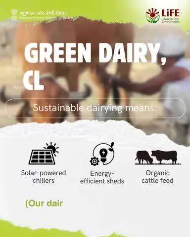 From sun-powered chillers to eco-friendly feed, sustainable dairying is reshaping the future of milk — clean, green, and conscious. 
#WorldEnvironmentDay #GreenDairy #SustainableDairying