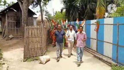 তেলিয়ামুড়া: ২৮ তেলিয়ামুড়া বিধানসভার অন্তর্গত ৪৫ নং বুথে তিরঙ্গা যাত্রা করা হয়