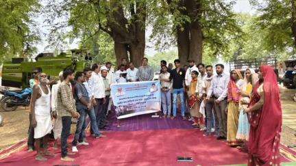 पिपरिया: पिपरिया में नर्मदा पथ सर्वेक्षण एवं जन-जागरण यात्रा का ग्राम खैरा में आगमन