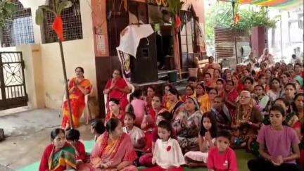 बुरहानपुर नगर: बुरहानपुर: प्रतापपुरा भोईवाड़ा श्री नवदुर्गा माता मंदिर उत्सव समिति ने श्रीमद भागवत ज्ञान यज्ञ सप्ताह का किया आयोजन