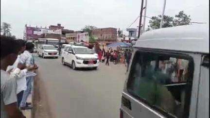 सिलाव: सिलाव में भाजपा कार्यकर्ताओं ने बिहार सरकार के नगर विकास एवं आवास मंत्री का किया स्वागत