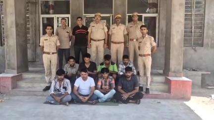 भिनाय: भिनाय थाना पुलिस ने एरिया डोमिनेशन अभियान में एक गिरफ्तारी वारंटी सहित 7 व्यक्तियों को गिरफ्तार कर न्यायालय में किया पेश