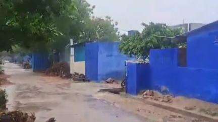 మంత్రాలయం: మంత్రాలయం నియోజకవర్గం ఓ మోస్తరుగా కురిసిన వర్షం పొలాలలో సేద్యానికి అనుకూలంగా అవుతుందన్న రైతులు