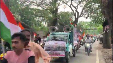 কৃষ্ণনগর ১: ভারতীয় সেনাকে ধন্যবাদ জানিয়ে কৃষ্ণনগর উত্তর 1 নং ব্লক BJP-র উদ্যোগে তিরাঙ্গা যাত্রা ও বাইক মিছিলের আয়োজন
