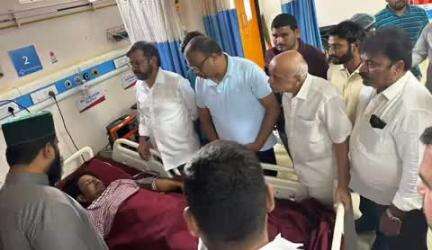 జహీరాబాద్: ప్రమాద బాధితులను ఆసుపత్రిలో పరామర్శించిన సెట్విన్ ఛైర్మన్ గిరిధర్ రెడ్డి