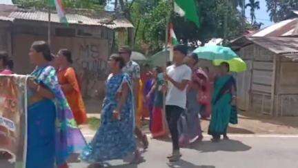ধর্মনগর: হাফলং GP-র উদ্যোগে গ্ৰাম পঞ্চায়েত প্রাঙ্গণ থেকে তিরঙ্গা যাত্রার আয়োজন, উপস্থিত মণ্ডল যুব মোর্চার সাধারণ সম্পাদক