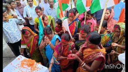 পুরুলিয়া ১: সিন্দ্রি চাষ মোড়ে অনুষ্ঠিত হলো তিরাঙ্গা যাত্রা
