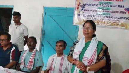 ধর্মনগর: BBI মাঠের পাশে অবস্থিত যুডো হলে উত্তর ত্রিপুরা জেলা ভিত্তিক বক্সিং চ্যাম্পিয়ন শিপ এর উদ্বোধন হয়