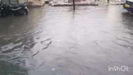 कारंजा: कारंजा शहरात मुसळधार पाऊस