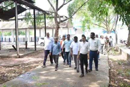 कांकेर: कलेक्टर और विधायक ने नगरीय निकाय क्षेत्र में चल रहे कार्यों का किया निरीक्षण