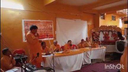 विदिशा नगर: रविवार दोपहर 3 बजे गायत्री मंदिर में उपजोन की धार्मिक बैठक आयोजित हुई, जिसमें गायत्री परिवार के कार्यों पर चर्चा हुई