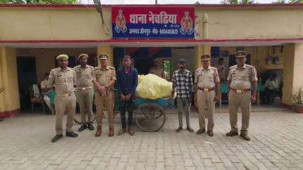 मड़ियाहू: सिहोरीवीर पुलिया के पास से चोरी के बाइक पार्ट्स के साथ दो चोरों को किया गया गिरफ्तार