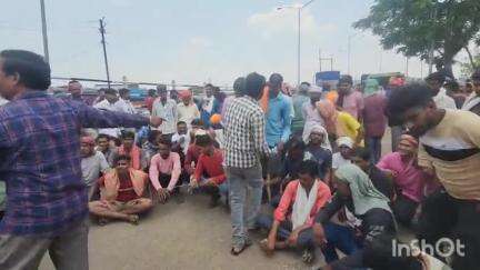 विदिशा नगर: विदिशा मंडी में हम्माल के साथ मारपीट, यूनियन ने किया चक्का जाम