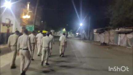 विदिशा नगर: विदिशा में रात 9 बजे से 2 बजे तक चली कांबिंग गश्त, वारंटियों की तलाश जारी