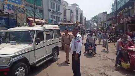 बुरहानपुर नगर: बुरहानपुर नगर निगम की टीम ने बस स्टैंड क्षेत्र से अतिक्रमण हटाया