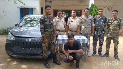 रामानुजगंज: क्षेत्र में तलवार लहराकर दहशत फैलाने वाले आरोपी को पुलिस ने गिरफ्तार कर न्यायिक रिमांड पर भेजा