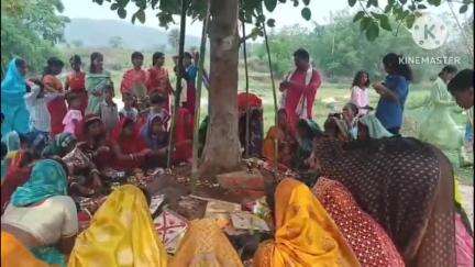 कटकमसांडी: गोरहर और बोराटांड में महिलाओं ने की वट सावित्री की पूजा