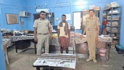 ଅନୁଗୋଳ: ବେହେରାଭୂଇଁ ଗ୍ରାମରେ ଦେଶୀ ବନ୍ଧୁକ ତିଆରି କରିବା ଅଭିଯୋଗରେ ଜଣେ ଗିରଫ