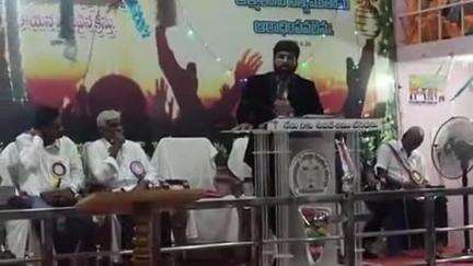 యర్రగొండపాలెం: పుల్లలచెరువులోని తెలుగు బాప్టిస్ట్ మందిరంలో ఐదో వార్షికోత్సవం సందర్భంగా సువార్త కూడికలు