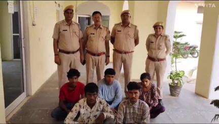 नीम का थाना: नीमकाथाना कोतवाली पुलिस ने अंतरराज्यीय गैंग के 5 नकबजनों को किया गिरफ्तार