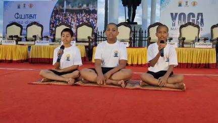 A tranquil start to IDY 2025 with Vedic chants!

A synchronized mass yoga session was organised in Puducherry today.