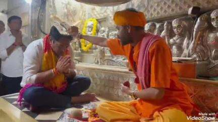 भीनमाल: जालौर दौरे पर पहुंचे कैबिनेट मंत्री ने सुंधा माता के दर्शन किए