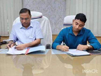 बेगूसराय: विकास भवन में नव-नियुक्त DDC ने पदभार ग्रहण किया