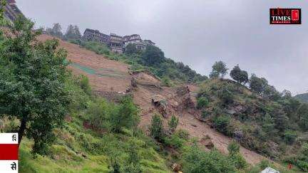शिमला: फोरलेन निर्माण के कारण डंगा गिरने से लिंडीधार गांव को खतरा