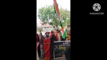 साबला: साबला में निकाली गई तिरंगा यात्रा, भारत माता के जयकारों से गूंजा क्षेत्र