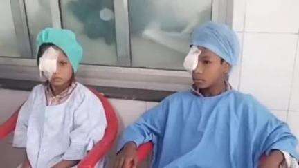 मंडला: जिला अस्पताल में जन्मजात मोतियाबिंद से पीड़ित बच्चों की हुई सर्जरी
