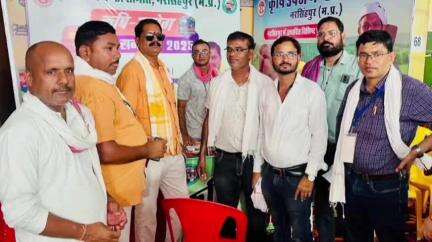 गोटेगांव: गोटेगाव विधायक कृषि उद्योग समागम मेले में किसानों के साथ पहुंचे, प्रदर्शनियों का अवलोकन किया