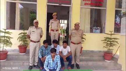 सवाई माधोपुर: कोतवाली थाना पुलिस ने 4 साइबर ठगों को किया गिरफ्तार, एक नाबालिग को भी किया निरुद्ध