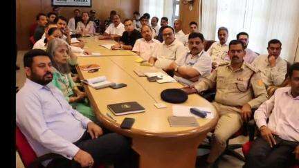 धर्मशाला: DC कार्यालय धर्मशाला में ADM कांगड़ा की अध्यक्षता में आपदा प्रबंधन प्राधिकरण ने आयोजित की एक दिवसीय कार्यशाला