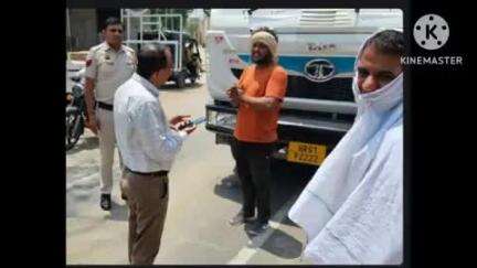 तोशाम: तोशाम में एसडीएम एशवीर सिंह ने अवैध खनन करते हुए एक डंपर को किया ज़ब्त
