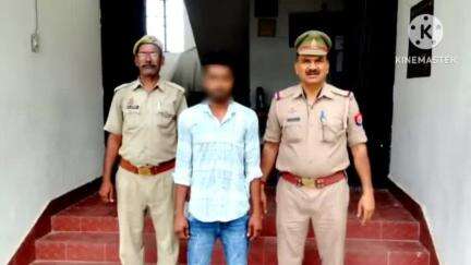 मुसाफिरखाना: थाना भाले सुल्तान शहीद स्मारक पुलिस ने हत्या में वांछित युवक को किया गिरफ्तार, हत्या में प्रयुक्त 1 हसिया बरामद