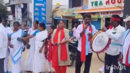 గుడిపాలలో కళాజాత ప్రదర్శనతో ఎయిడ్స్ పై అవగాహన కల్పించిన మెడికల్ డిపార్ట్మెంట్