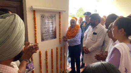 इंद्री: आज दोपहर 12 बजे इंद्री के विधायक रामकुमार कश्यप ने शाहपुर में सामुदायिक केंद्र का उद्घाटन किया