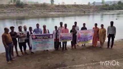 निवास: मां नर्मदा तट बस गढ़ी घाट पर मप्र जन अभियान परिषद द्वारा स्वच्छता गतिविधियों का आयोजन किया गया