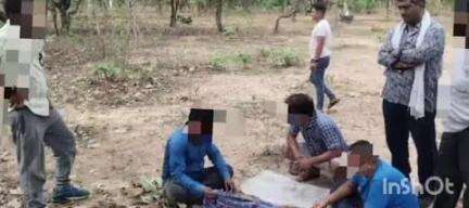 कोतमा: रामनगर पुलिस ने जुआ खेलते हुए आठ आरोपियों को पकड़ा